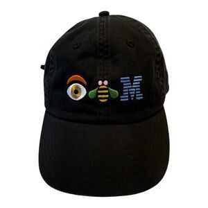 IBM Logo Black Dad Hat Adjustable Kproducts Headwear